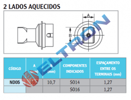 ND05 Bocal 2 Lados Aquecidos para WHA900