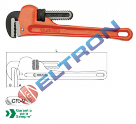 213702BZ Chave para Tubo Modelo Heavy Duty 8”