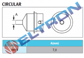 NR10 Bocal Circular 7,0mm para WHA900