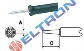 NT4BR Ponta Cônica Chanfrada 1,2mm X 9,9mm para Ferro de Solda WMPBR