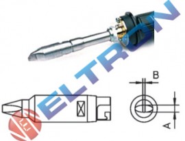 HT1 Ponta Fenda Curta  3,2mm x 1,0mm para  Ferro de Solda L3R82