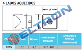 NQ15 Bocal 4 Lados Aquecidos para WHA900